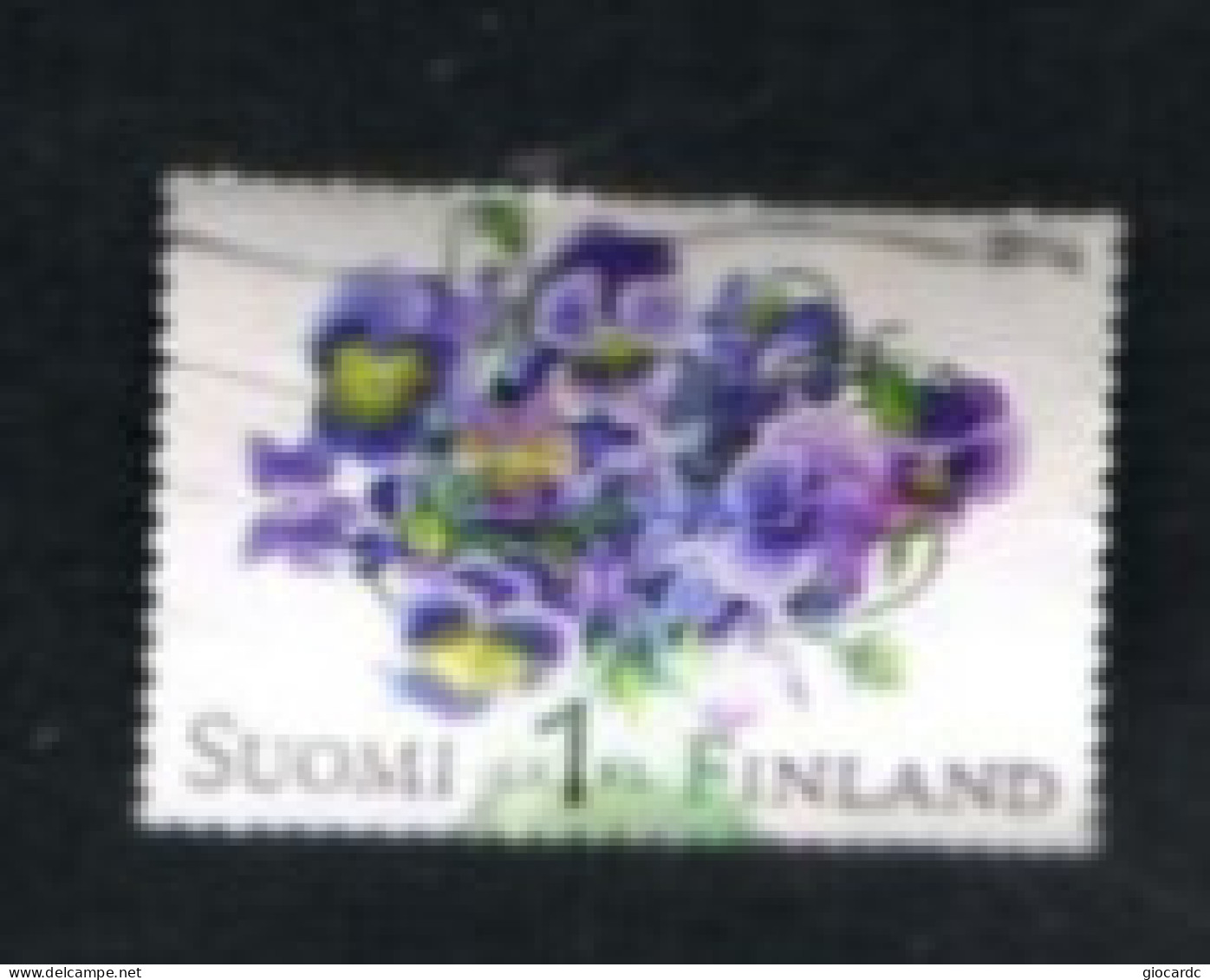 FINLANDIA (FINLAND) -  SG  2208  -  2014 FLOWERS: VIOLAS BUNCH  -       USED ° - Usados