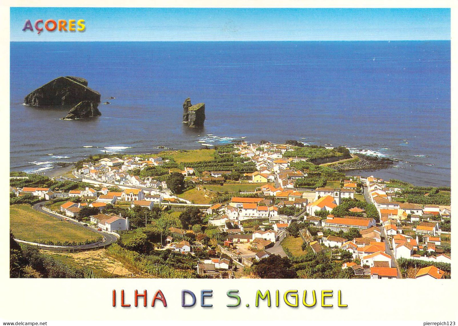 Ile De Sao Miguel - Ponta Delgada - Vue Aérienne Sur Les Monastères Et La Ville - Açores