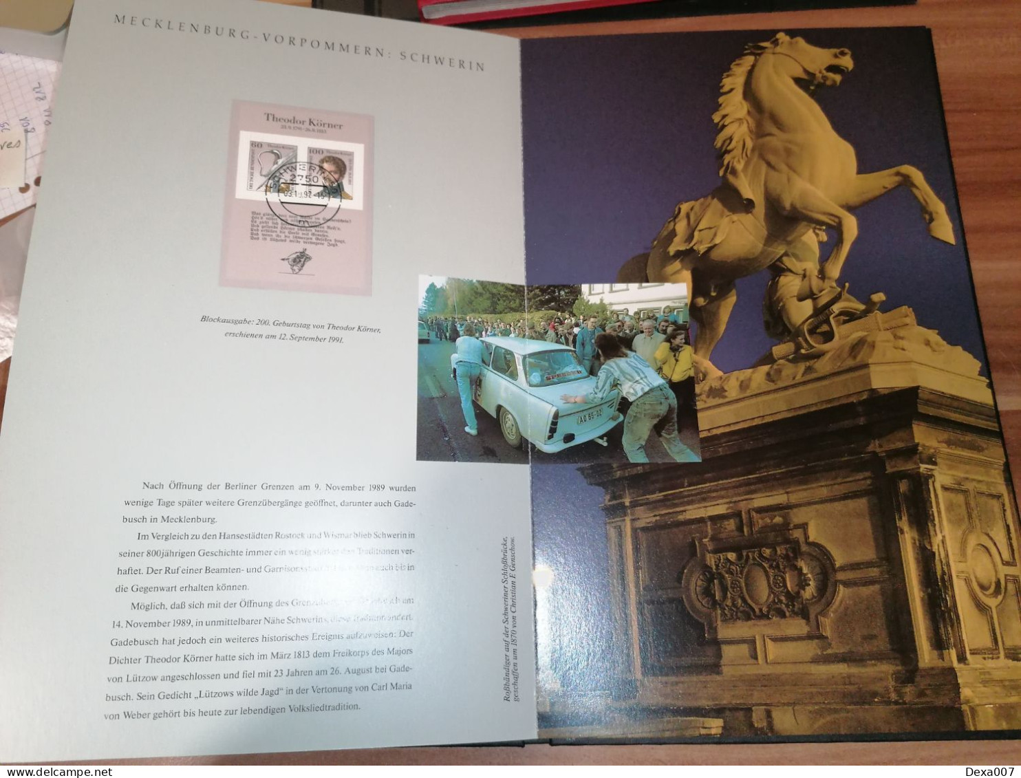 Illustrated collection by German Post hardcover book exclusive cancelations