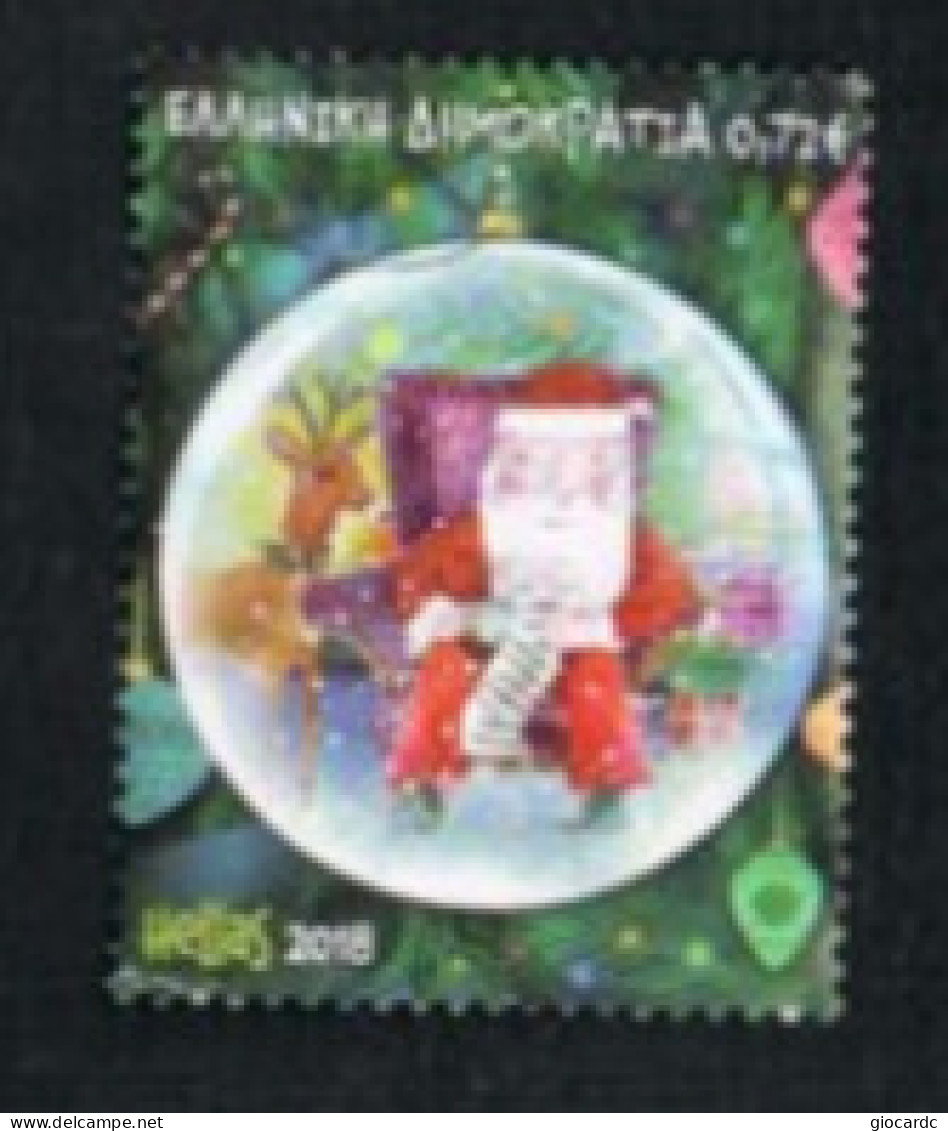 GRECIA (GREECE) - SG 3131   -   2018 CHRISTMAS (BY BOOKLET)   -  USED ° - Usados