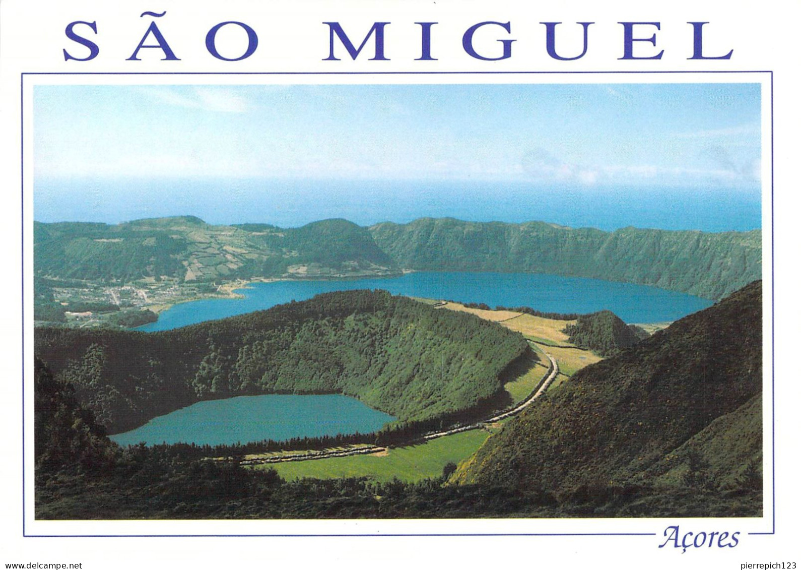 Sao Miguel - Lac De Santiago - Vue Aérienne - Açores