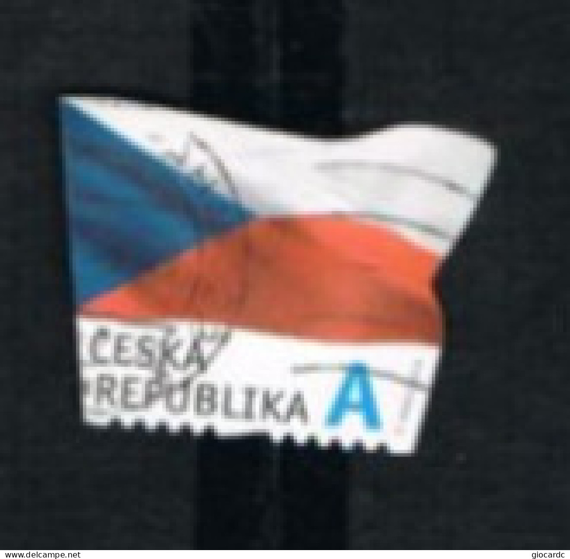 REP. CECA (CZECH REPUBLIC) - SG 818 - 2015 NATIONAL FLAG      -   USED - Gebruikt