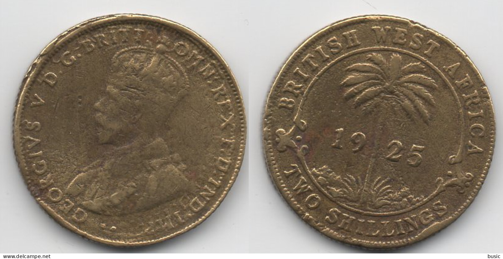 +  WEST AFRICA   + 2 SHILLING 1925+ - Colonie