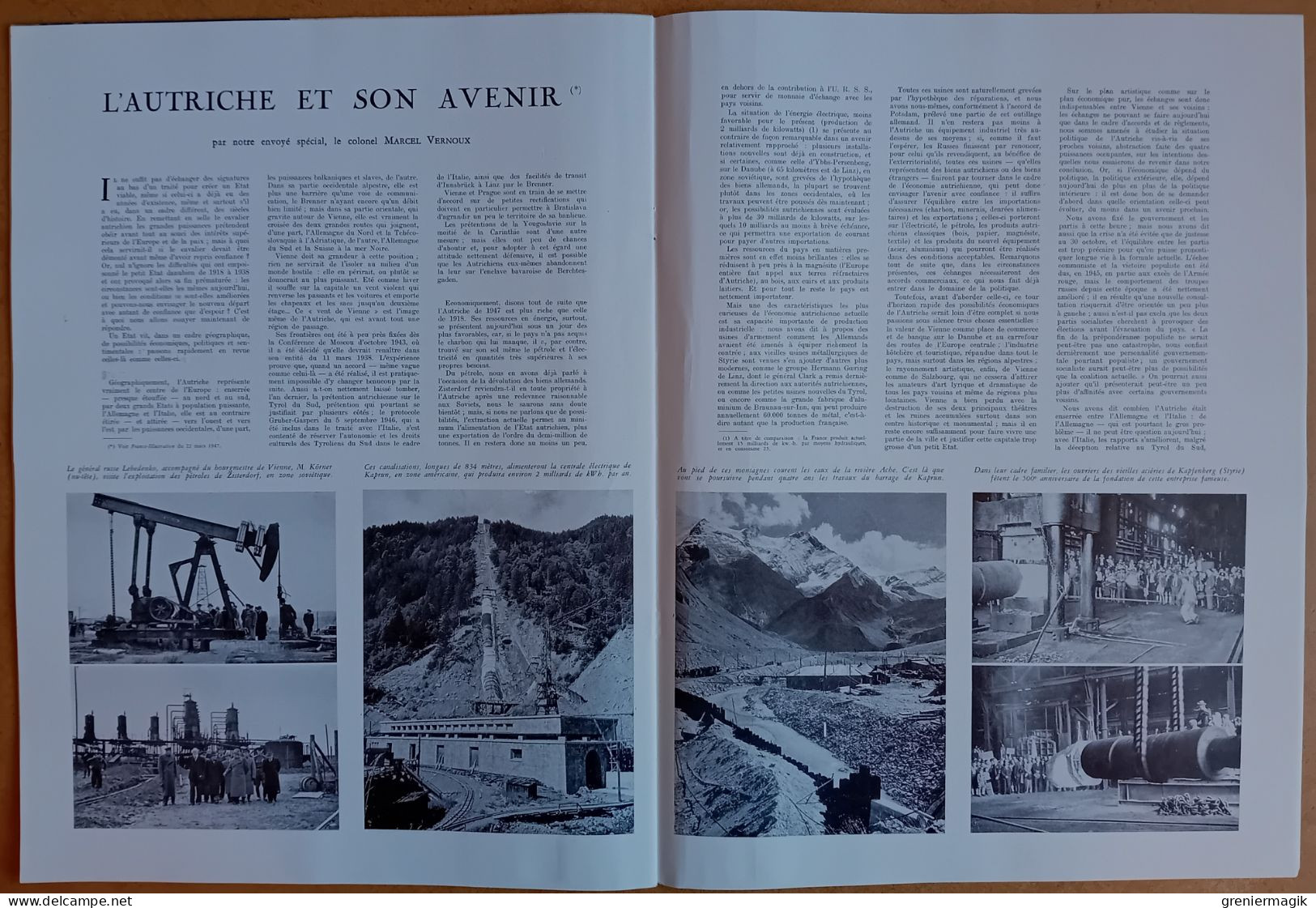 France Illustration N°78 29/03/1947 Indochine Saïgon/Exposition collection de sa Majesté Londres/Autriche/Auriol à Revel