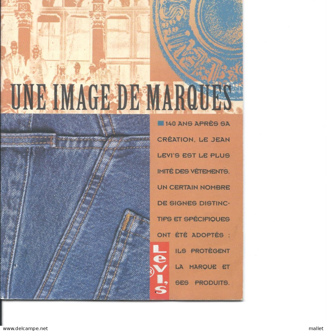 Brochure Levi's - Marques De La Société - Mode