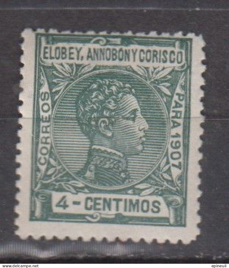 ELOBEY ANNOBON * 1907 AVEC CHARNIERES YT N° 42 - Annobon & Corisco