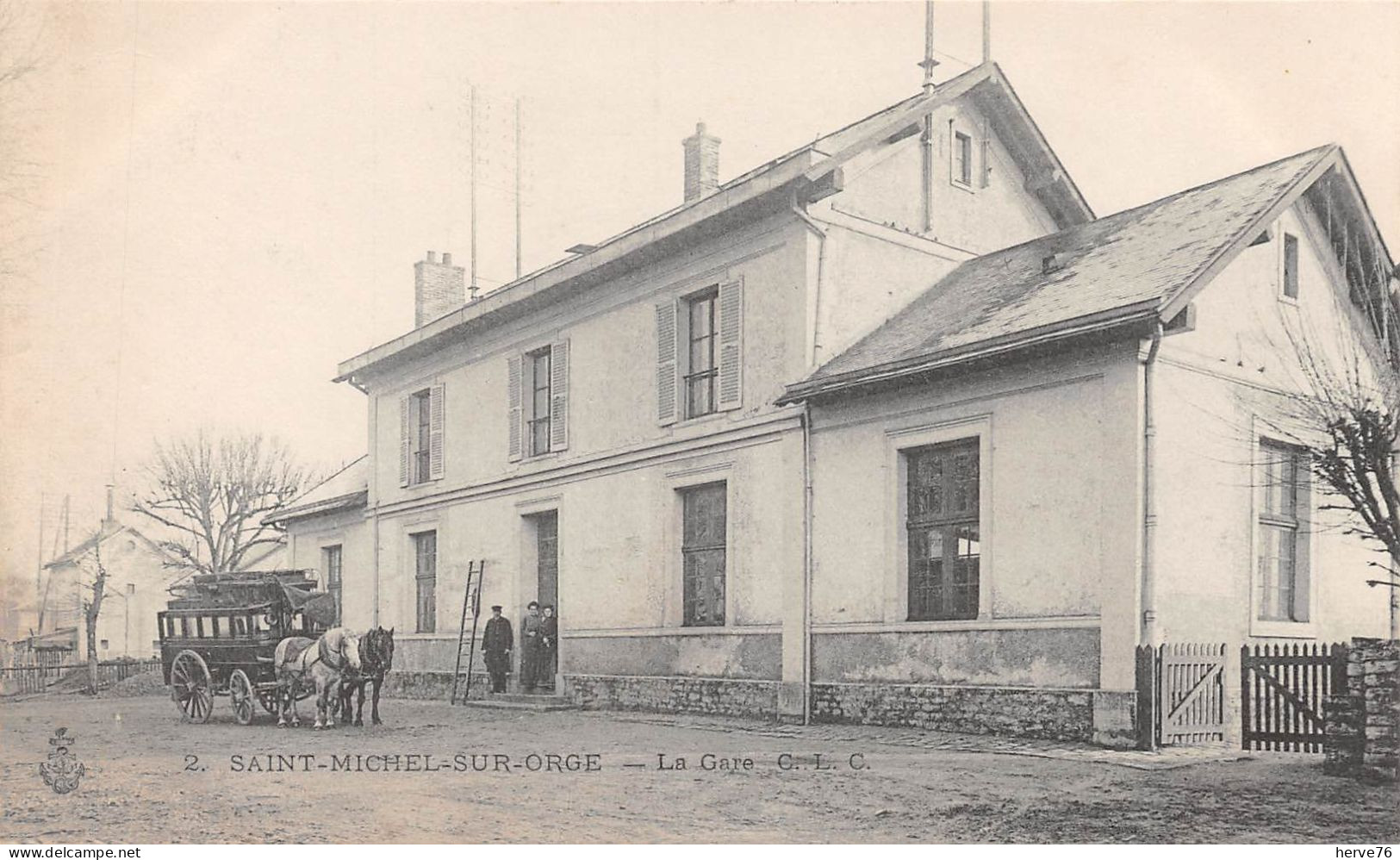 SAINT MICHEL SUR ORGE - La Gare - Attelage - Diligence - Saint Michel Sur Orge