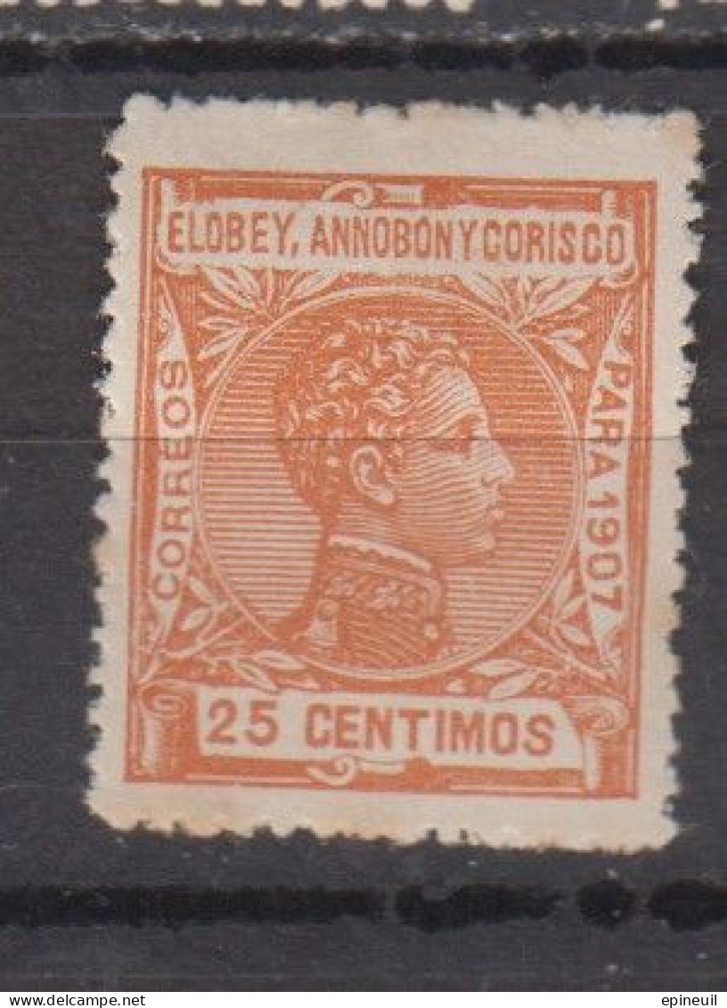 ELOBEY ANNOBON * 1907 AVEC CHARNIERES YT N° 46 - Elobey, Annobon & Corisco