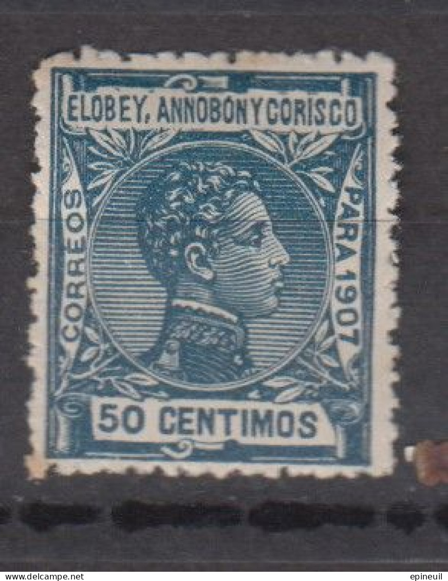 ELOBEY ANNOBON * 1907 AVEC CHARNIERES YT N° 47 - Elobey, Annobon & Corisco