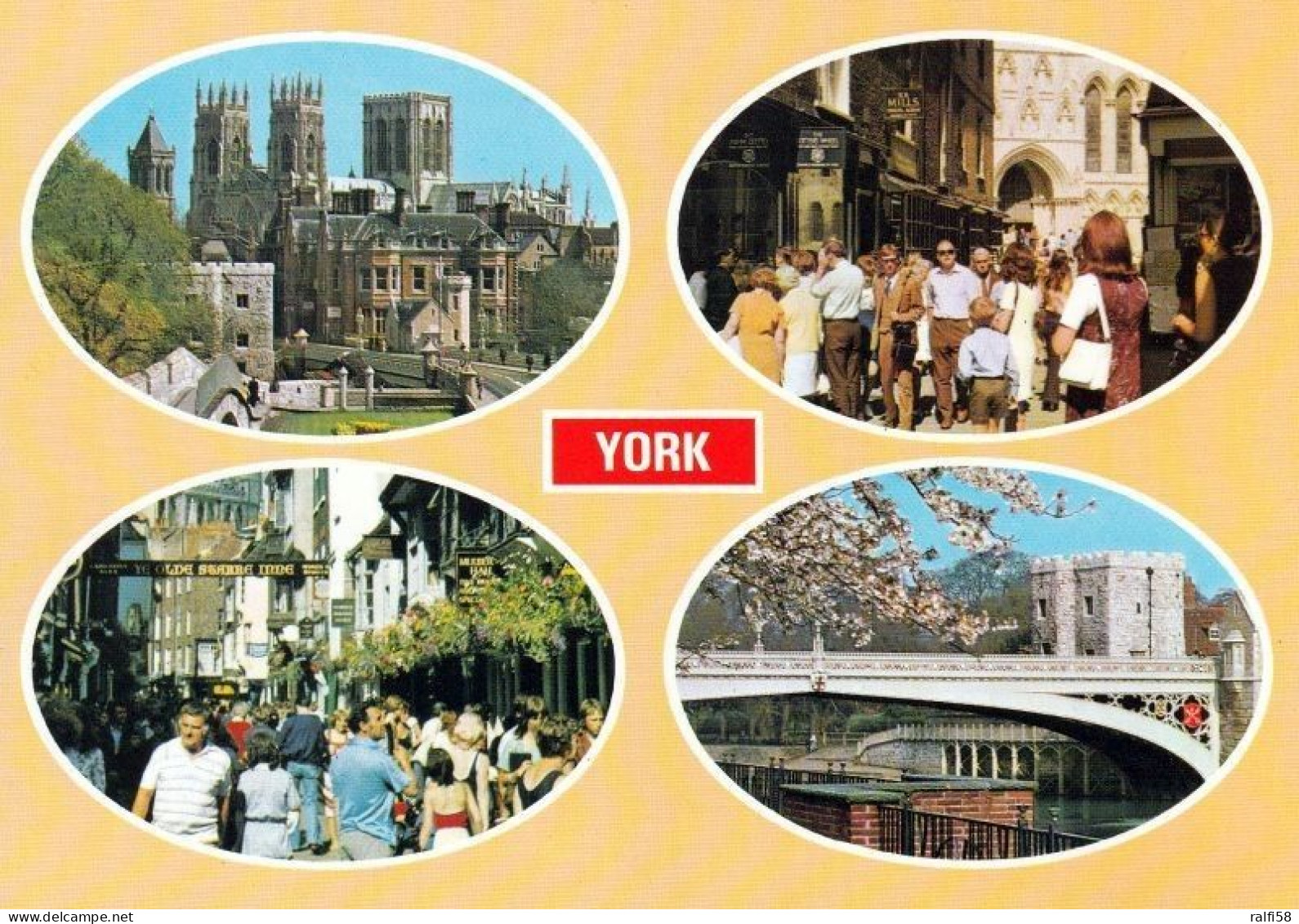 5 AK England * Ansichten In York - Minster, Petergate, Williams College, Racecourse, Art Gallery, City Wall, Lendal Brid - York