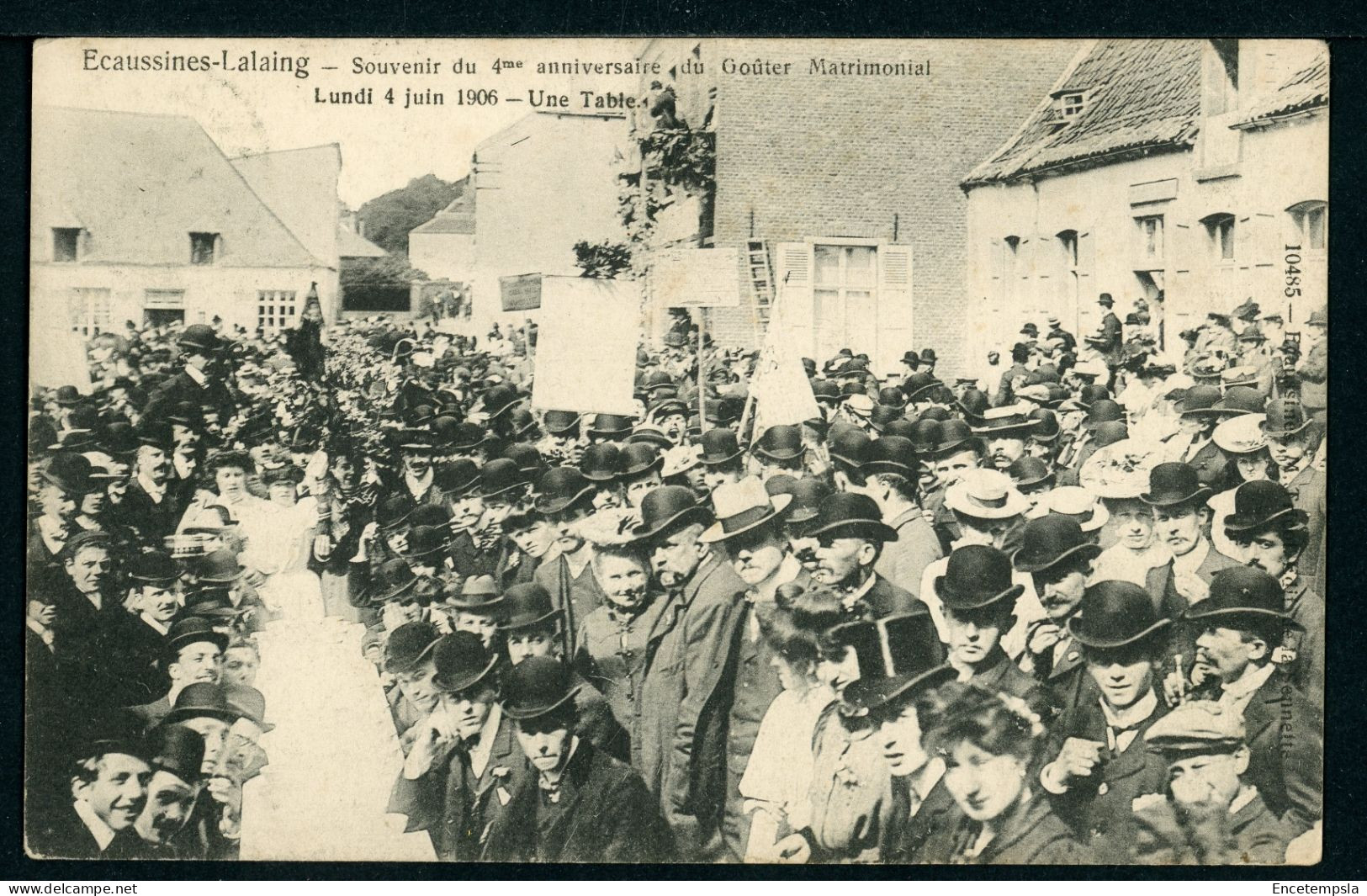 CPA - Carte Postale - Belgique - Ecaussines Lalaing - Souvenir Du 4ème Anniversaire Du Goûter Matrimonial (CP24162) - Ecaussinnes