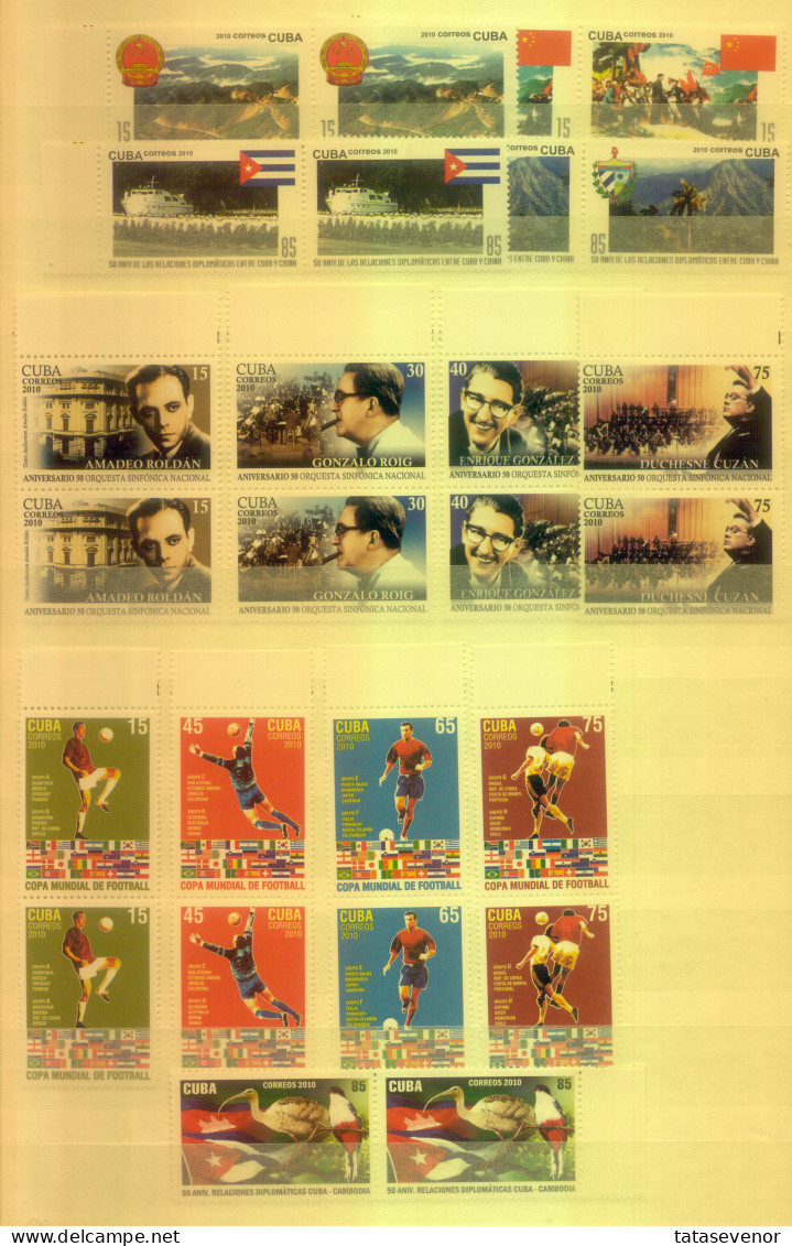 CUBA MNH Sellection Of Stamps. PERFECT To Start Collect Country Some Items Are X 10 - Collections (sans Albums)