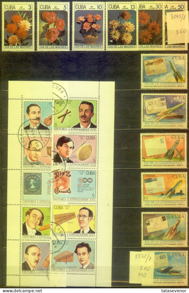 CUBA MNH sellection of stamps. PERFECT to start collect country some items are x 10