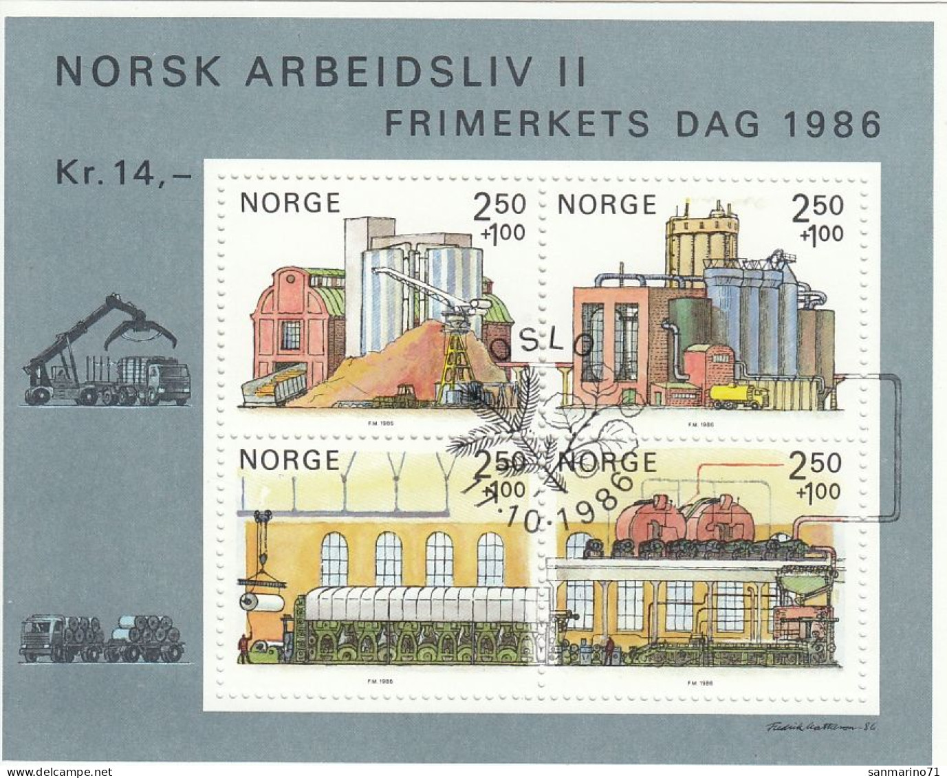 NORWAY Block 6,used - Blocks & Kleinbögen