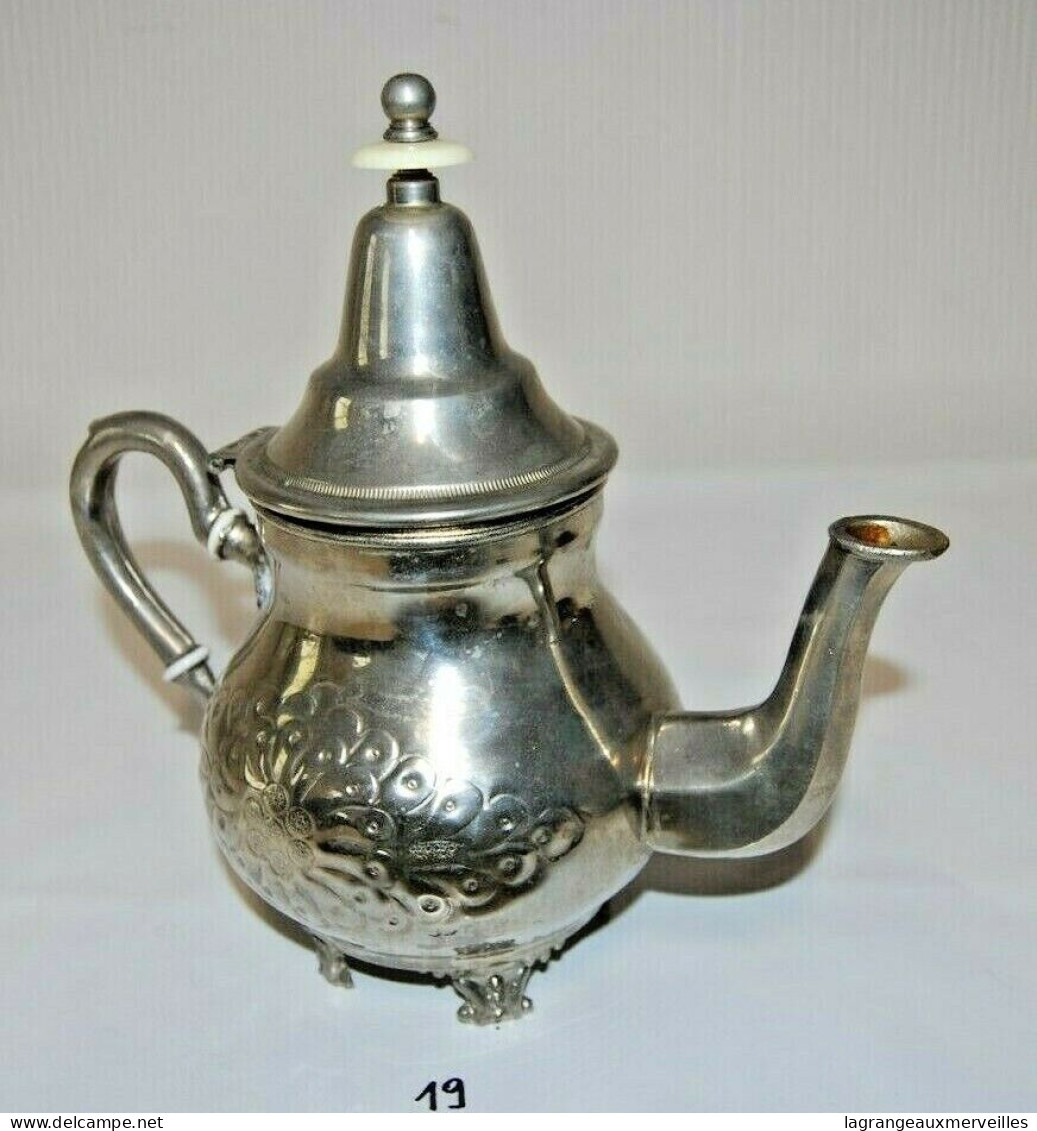 C19 Théière - MOULAY HASSAN - EL BERRAD - MAROCAIN - TEA POT SIGNEE - Teekannen