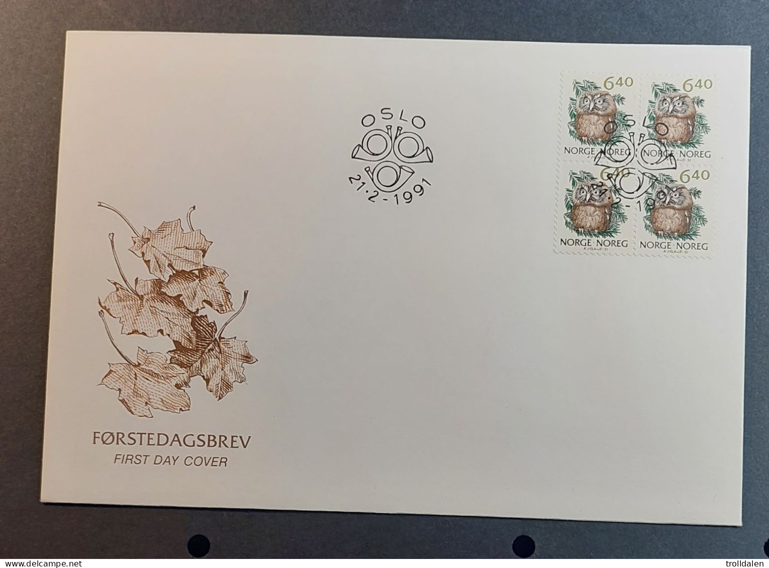 Norway FDC 1991 - FDC
