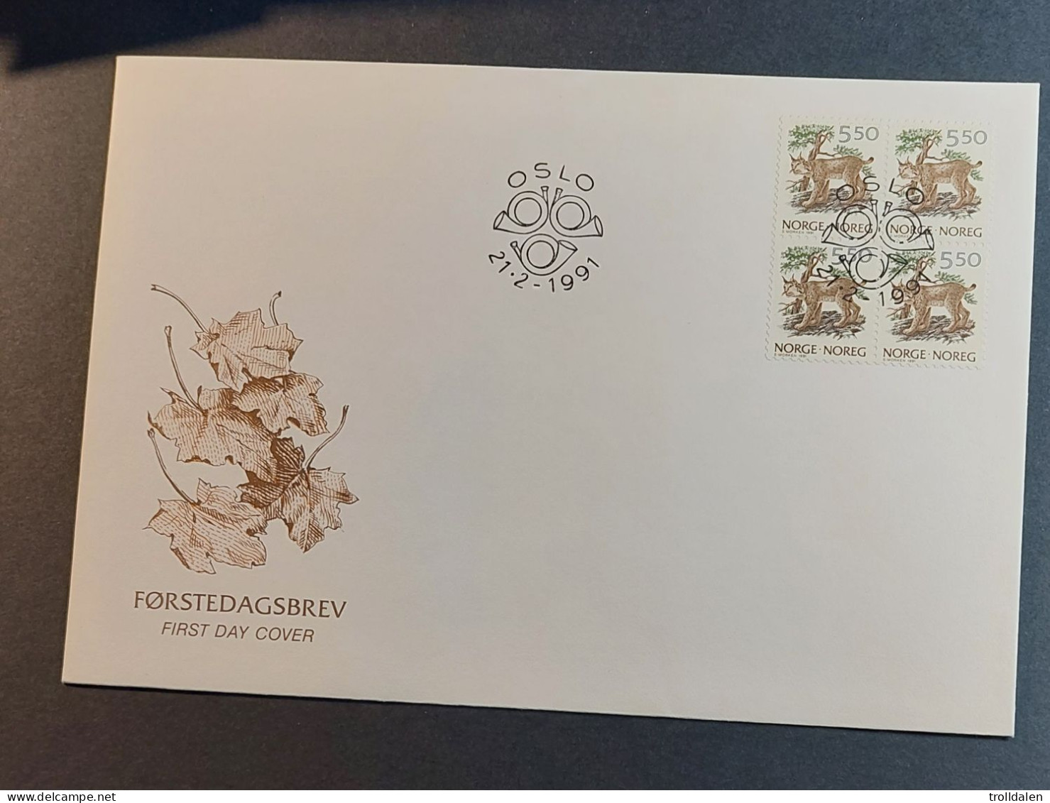 Norway FDC 1991 - FDC