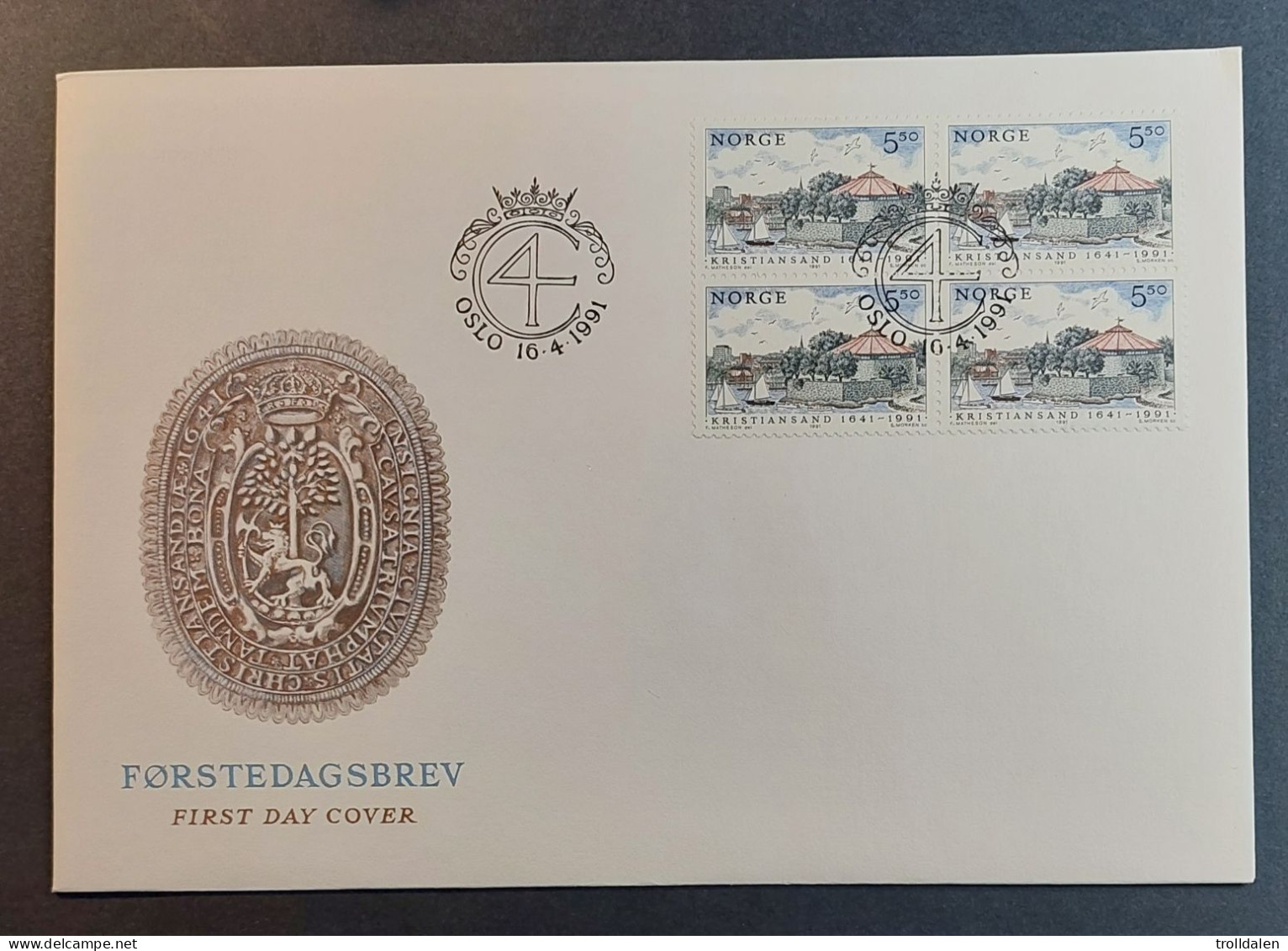 Norway FDC 1991 - FDC