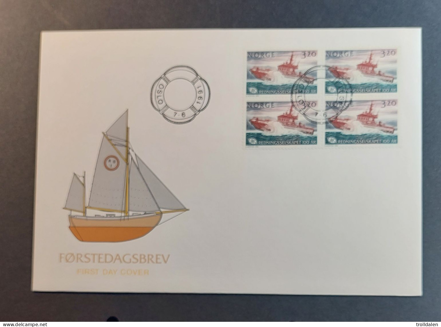 Norway FDC 1991 - FDC