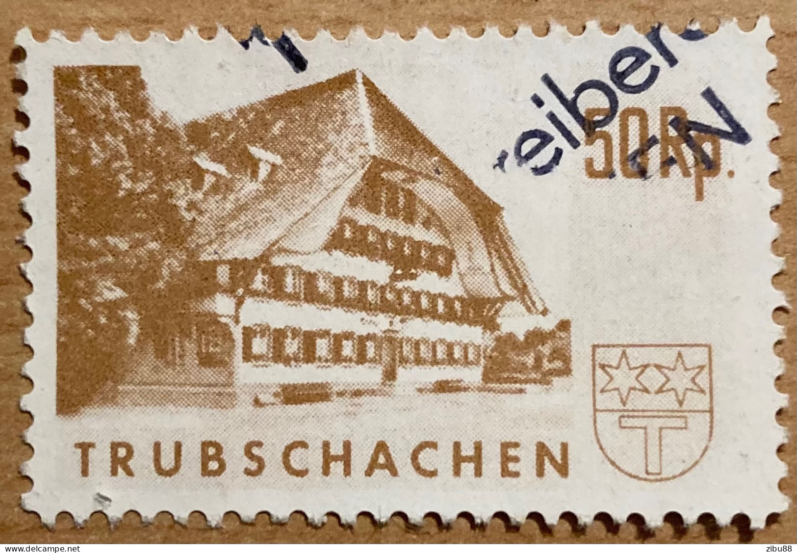 Fiskalmarke Gemeinde Trubschachen BE - Revenue Stamp Switzerland - Fiscali