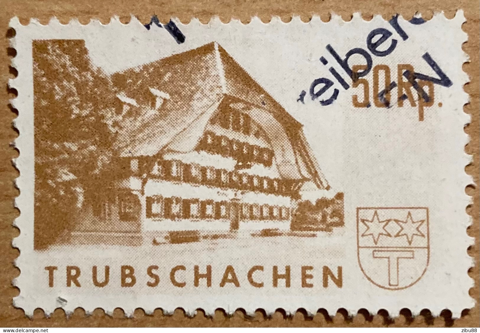 Fiskalmarke Gemeinde Trubschachen BE - Revenue Stamp Switzerland - Steuermarken