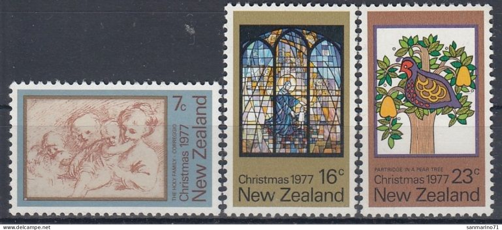 NEW ZEALAND 728-730,unused,Christmas 1977 (**) - Nuevos