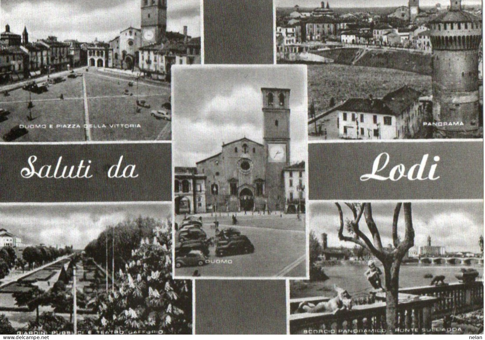 SALUTI DA LODI - F.G. - N.V. - Lodi