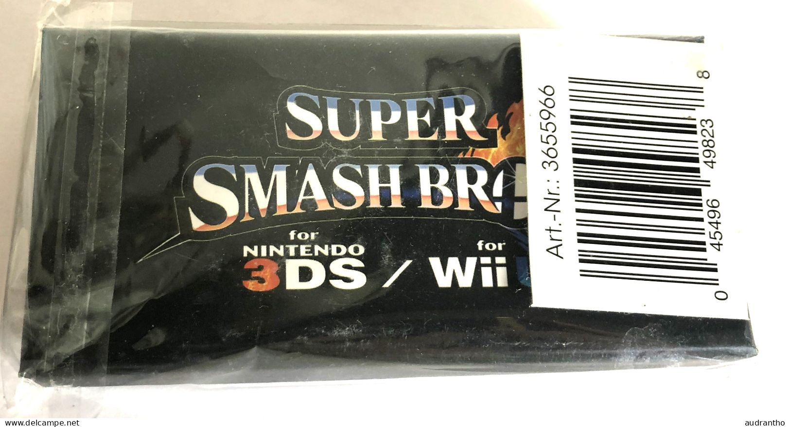 SUPER SMASH BROS Pour Nintendo 3ds Et Wii - Pendentif Collier Plaque Métal Collector - Neuf Dans Sa Boîte - Merchandising