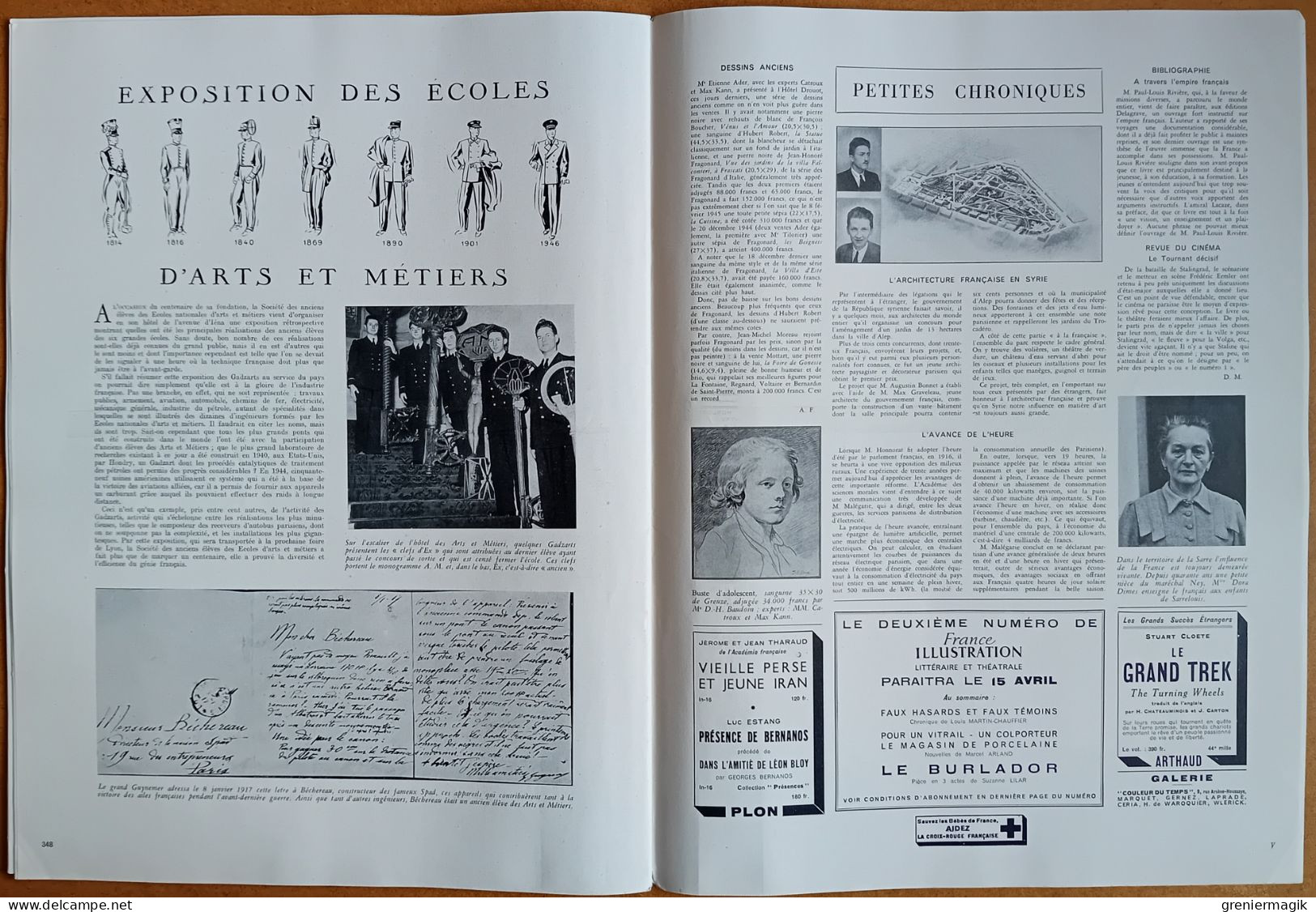 France Illustration N°79 05/04/1947 Mountbatten Nehru Indes/Chine Nankin ou Pékin ?/Royal Tour/Maya/Auvergne/Daïren