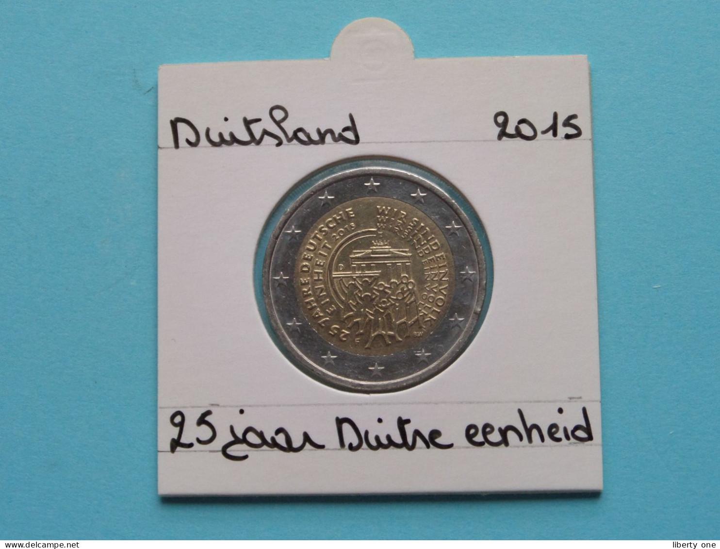 2015 F - 2 Euro > 25 JAAR DUITSE EENHEID ( Zie/voir SCANS Voor Detail ) Allemagne / Germany / Duitsland ! - Allemagne