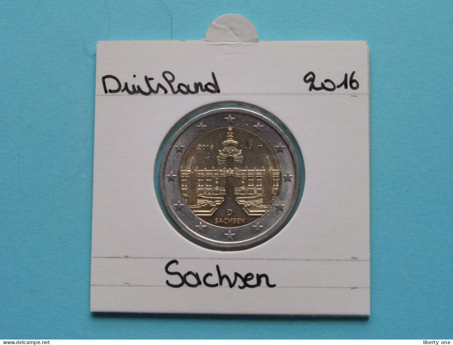 2016 D - 2 Euro > SACHSEN ( Zie/voir SCANS Voor Detail ) Allemagne / Germany / Duitsland ! - Alemania