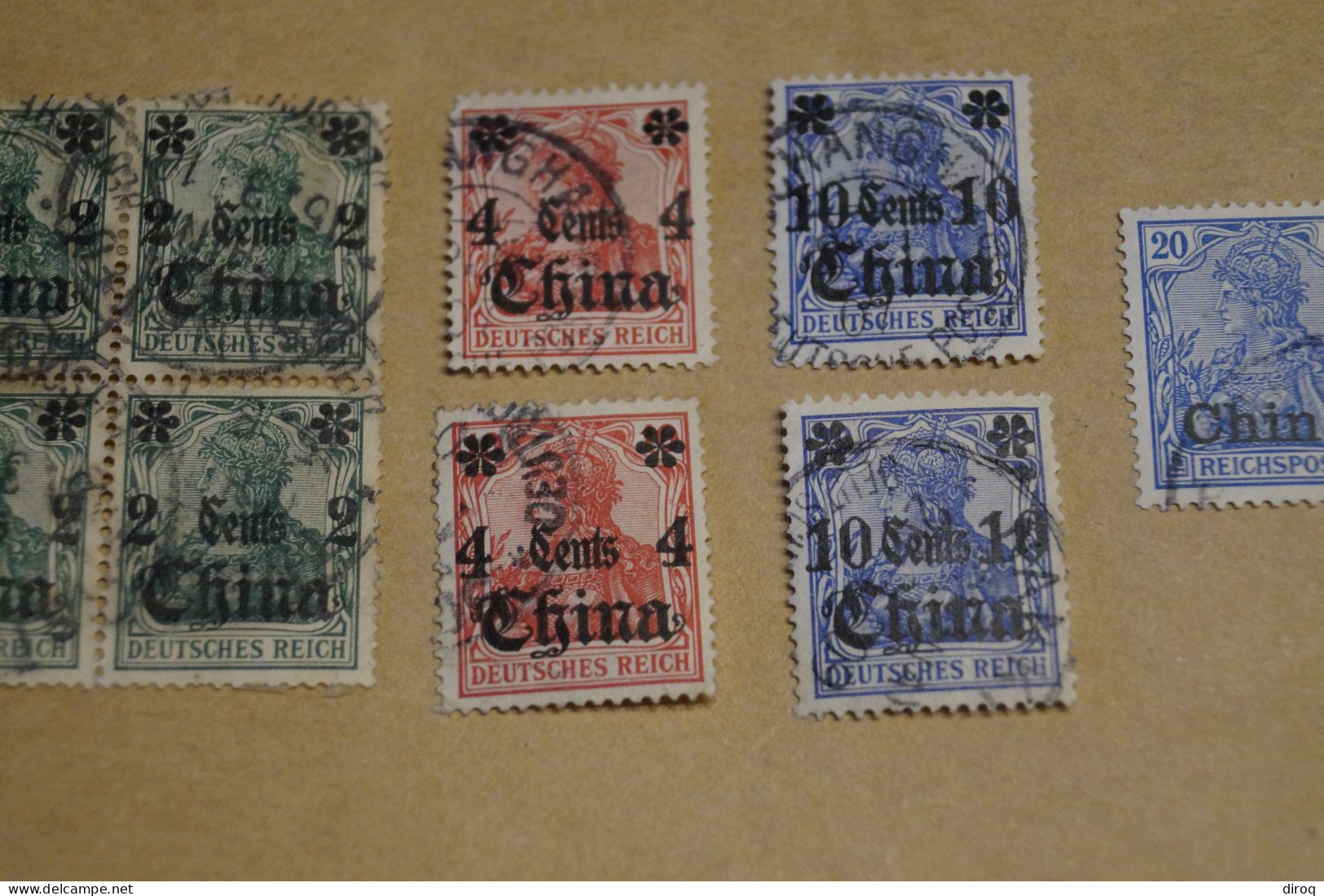 Chine,Chines,China,RARE Occupation Allemande,pour Collection - 1912-1949 Republic