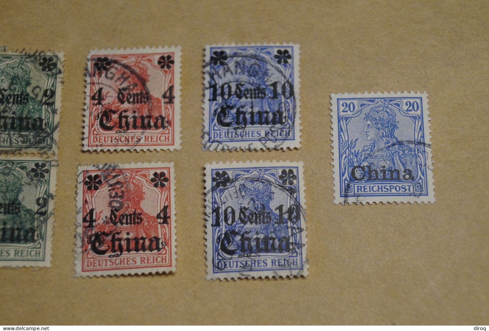 Chine,Chines,China,RARE Occupation Allemande,pour Collection - 1912-1949 Republic