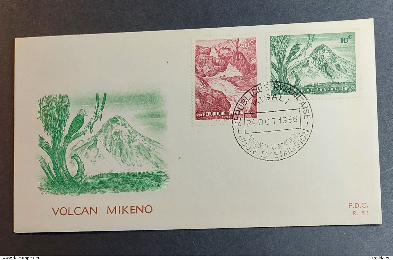 Rwanda  FDC 1966 - 1962-1969