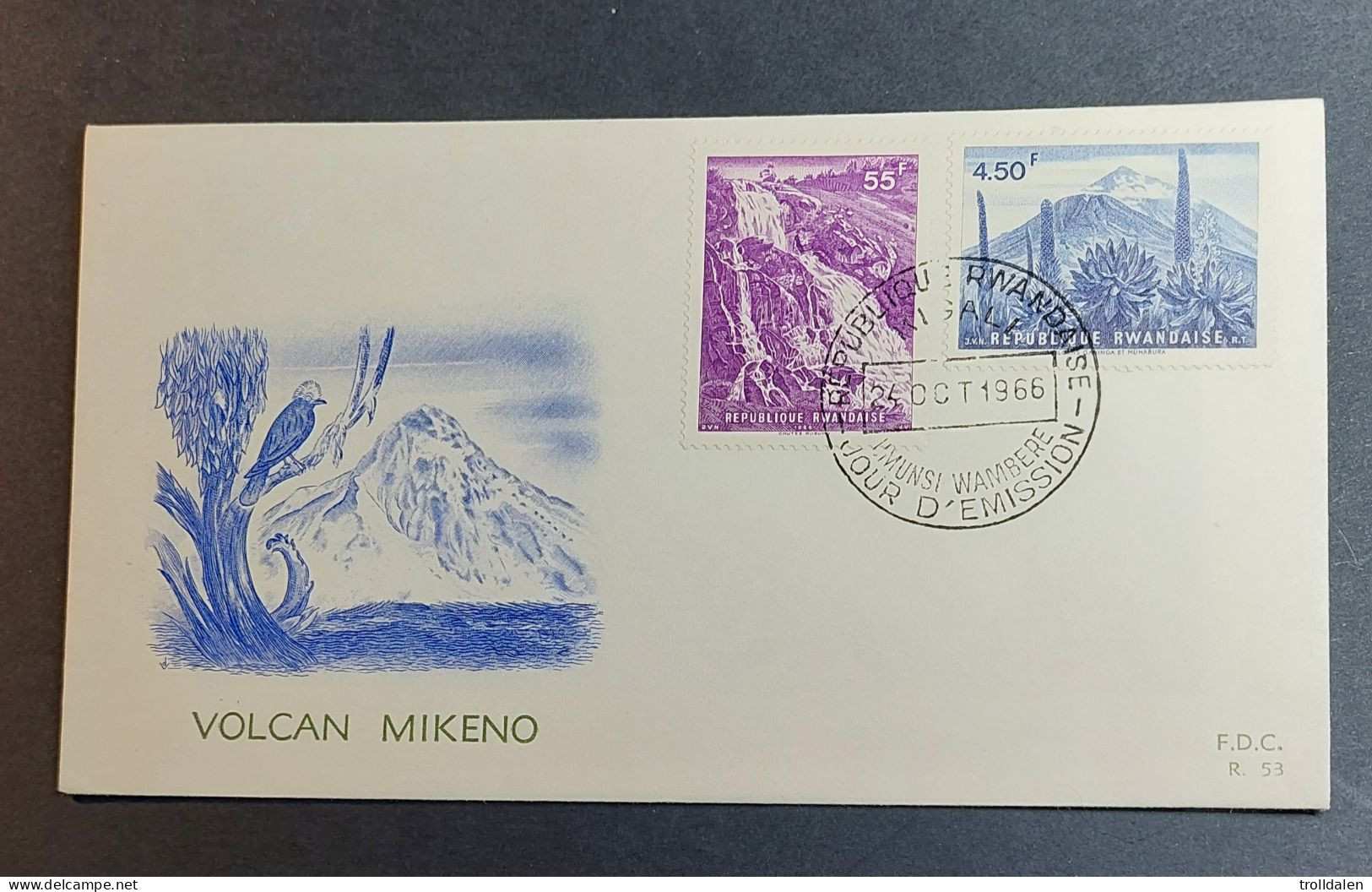 Rwanda  FDC 1966 - 1962-1969