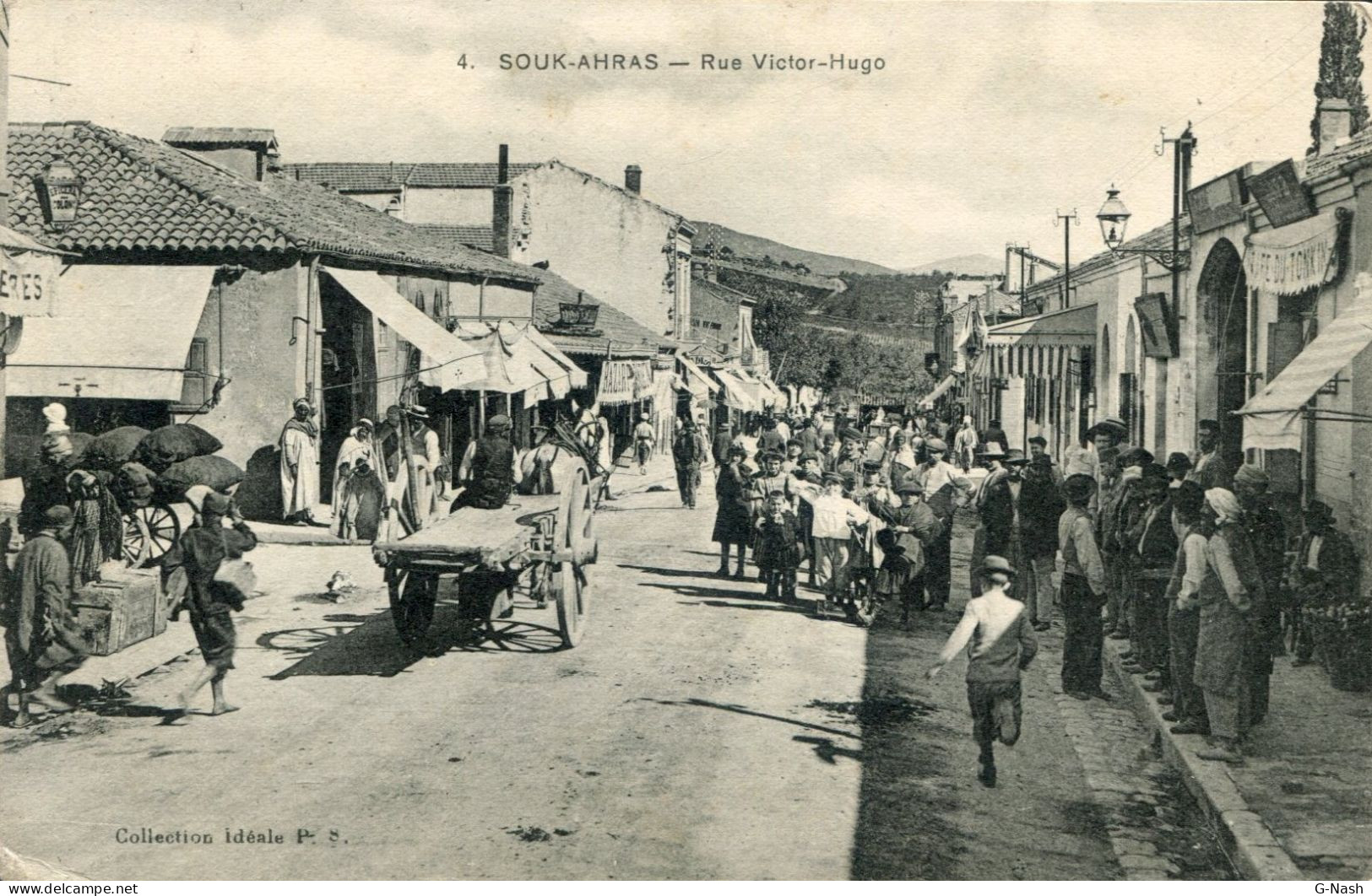 CPA Algérie - Souk-Àhras - Rue Victor Hugo - Souk Ahras