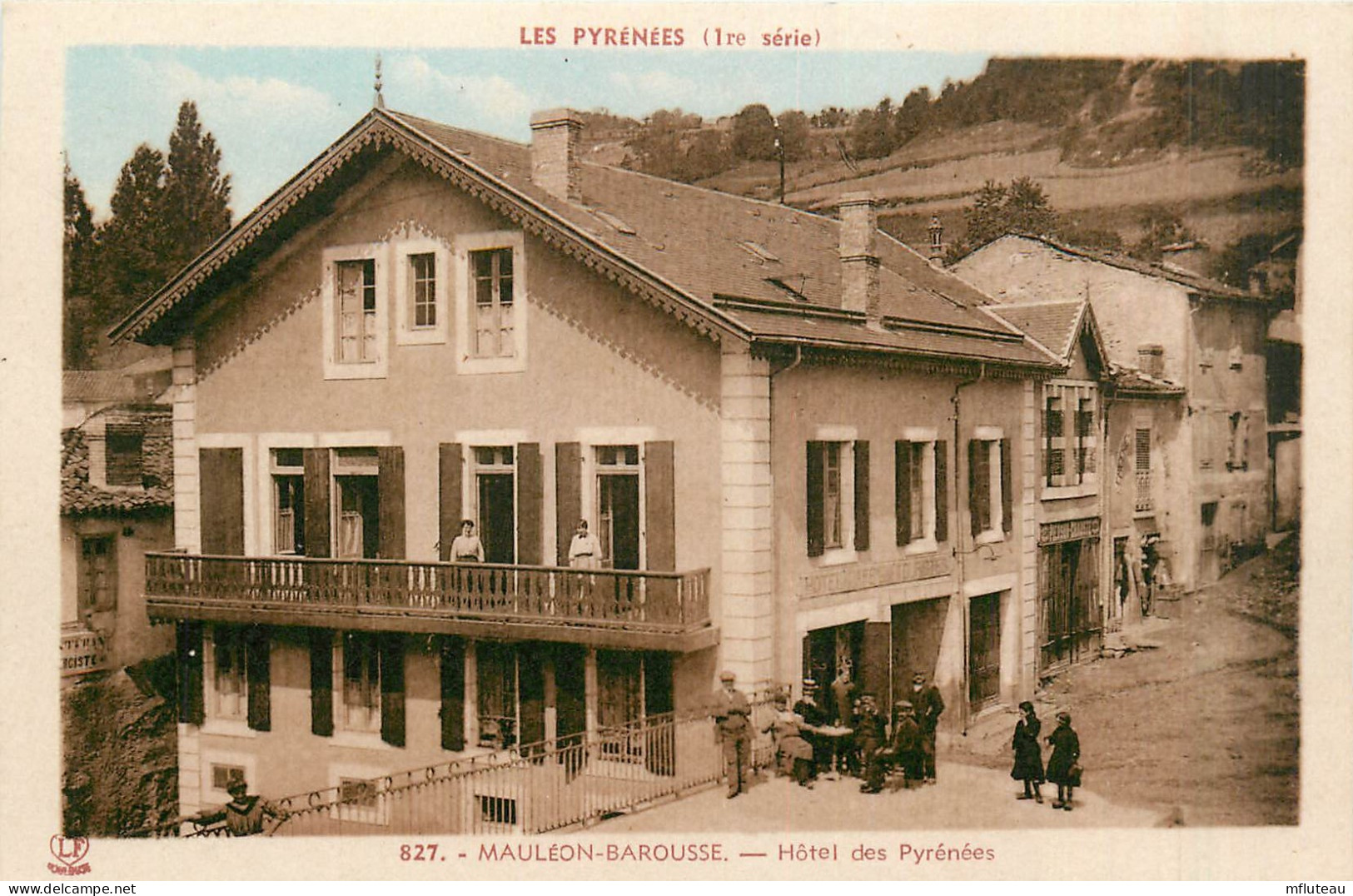 65* MAULEON BAROUSSE  Hotel Des Pyrenees           RL42,1134 - Mauleon Barousse