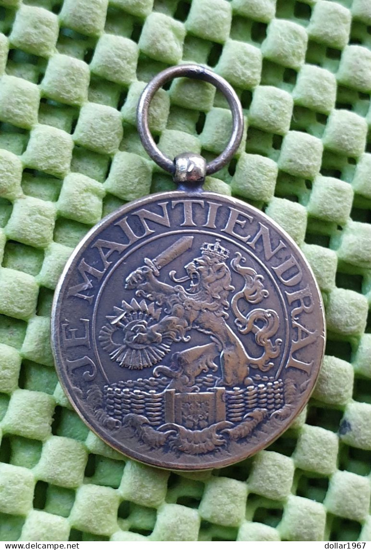 Medaille -  Steunpenning , 1914 - J.C. Wienecke.-  Original Foto  !! - Sonstige & Ohne Zuordnung