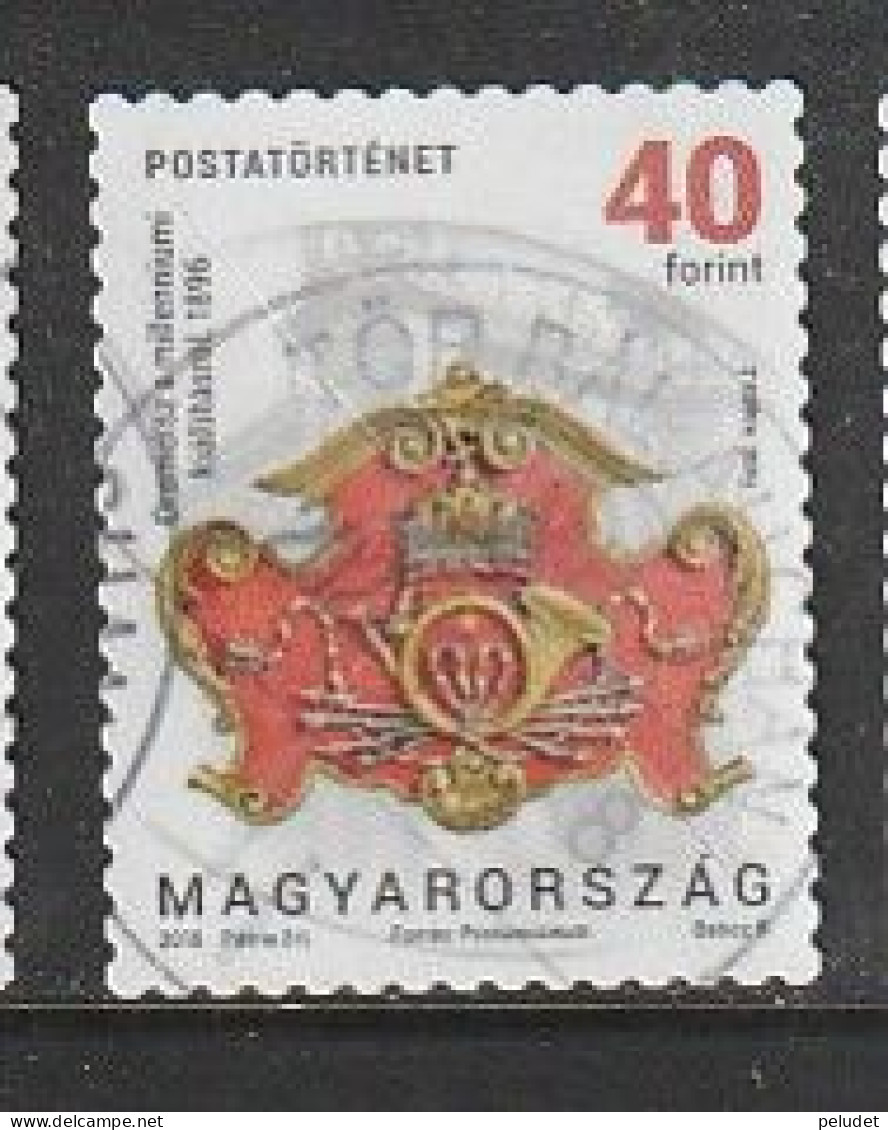Hungary 2018 Postal Plate Of The Millennium Exhibition, 1896, Used Mi 5967, Sn 4465, Yt 4696, Sg 5625 - Gebraucht