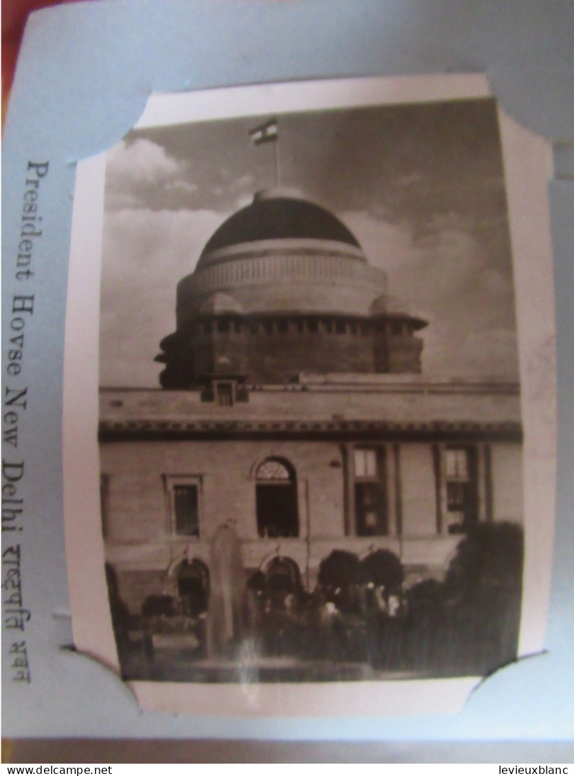 INDE/ petit album souvenir touristique ancien / Tourist album of DELHI-AGRA/ 24 Photos/Vers 1950-1970      PGC538