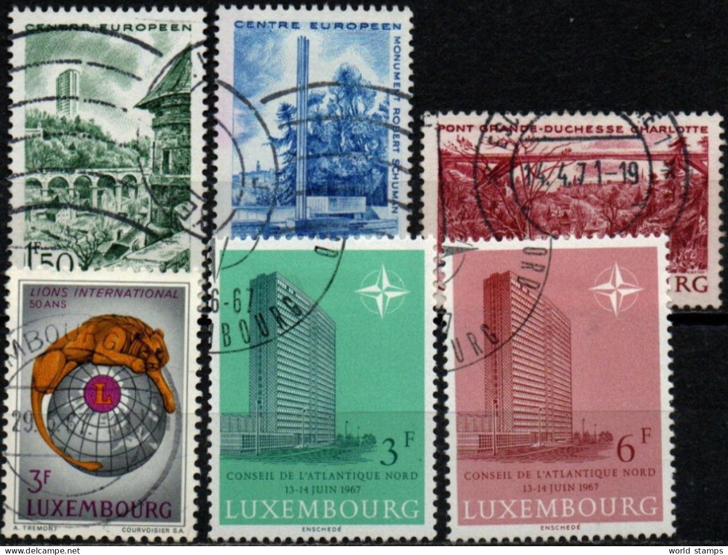LUXEMBOURG 1966-7 O - Used Stamps