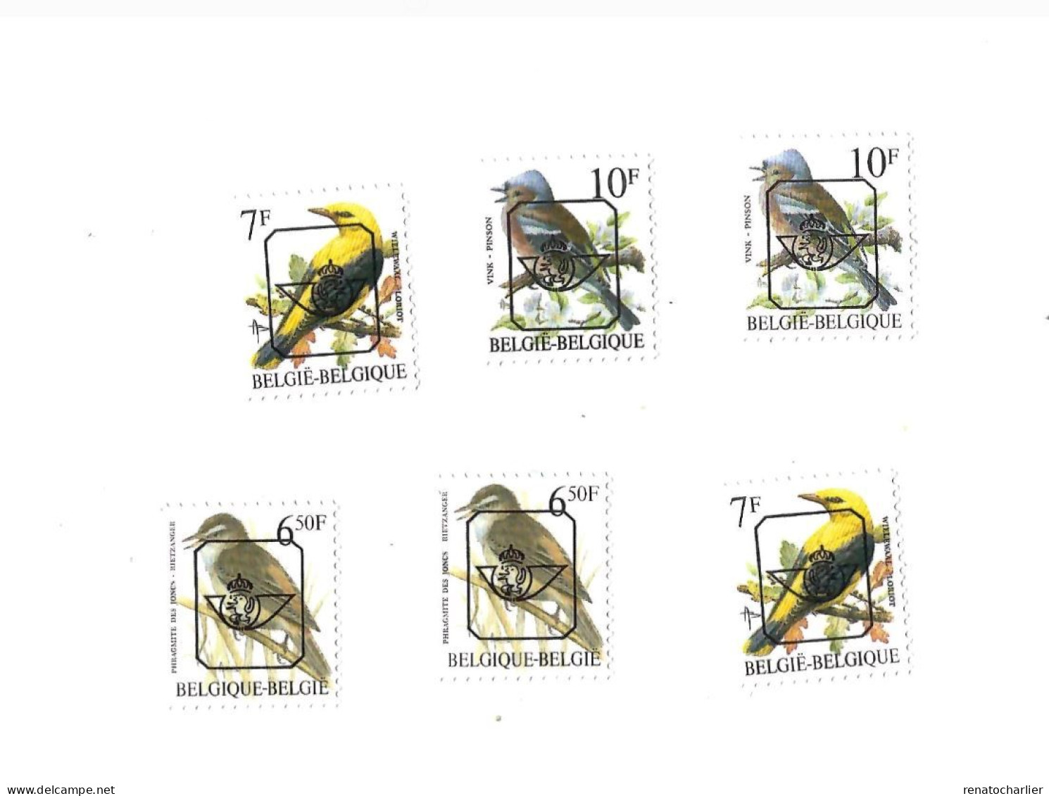 Buzin,MNH,Neuf Sans Charnière - Typo Precancels 1986-96 (Birds)