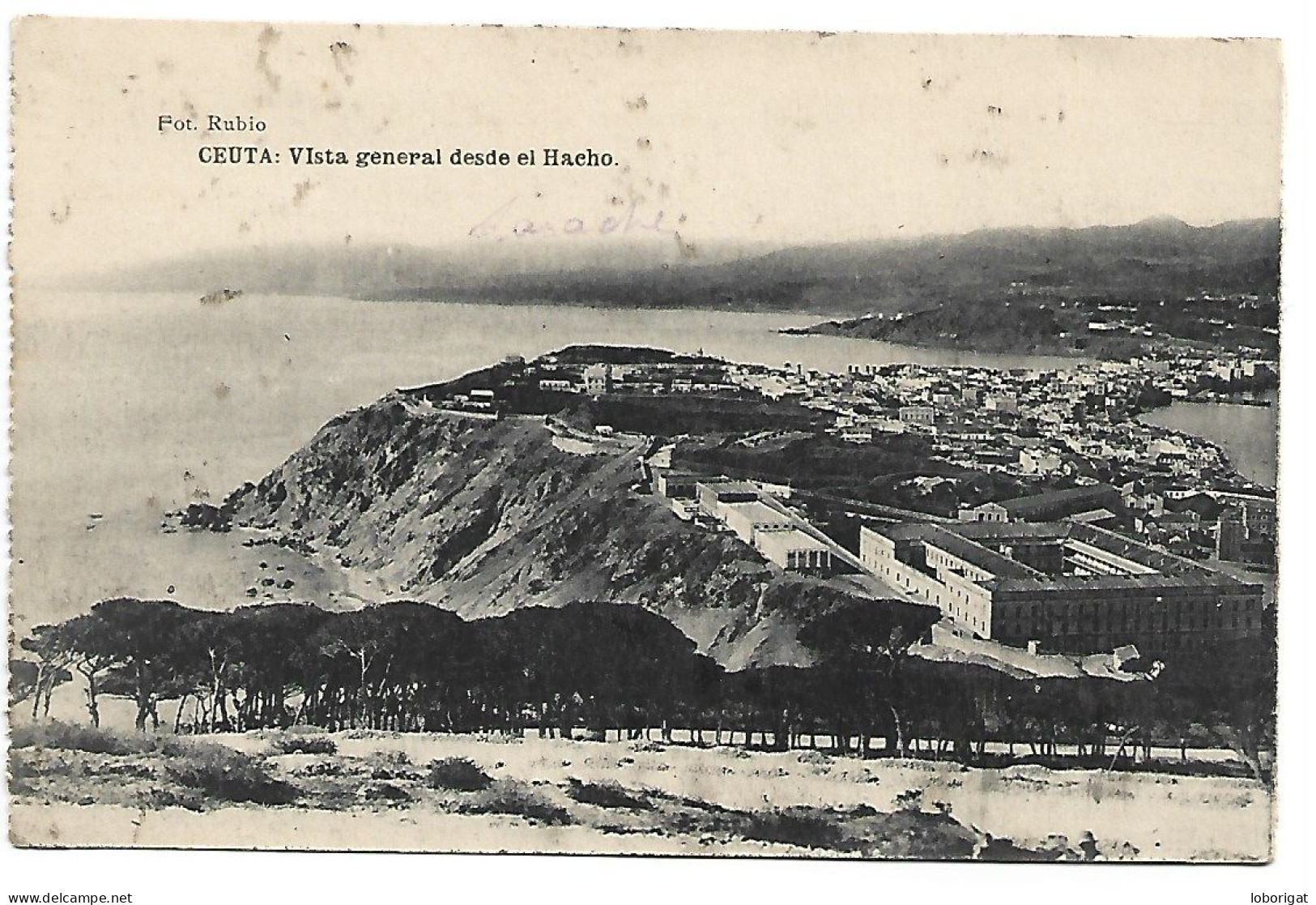 VISTA GENERAL DESDE EL HACHO.-  CEUTA.- ( ESPAÑA ) - Ceuta