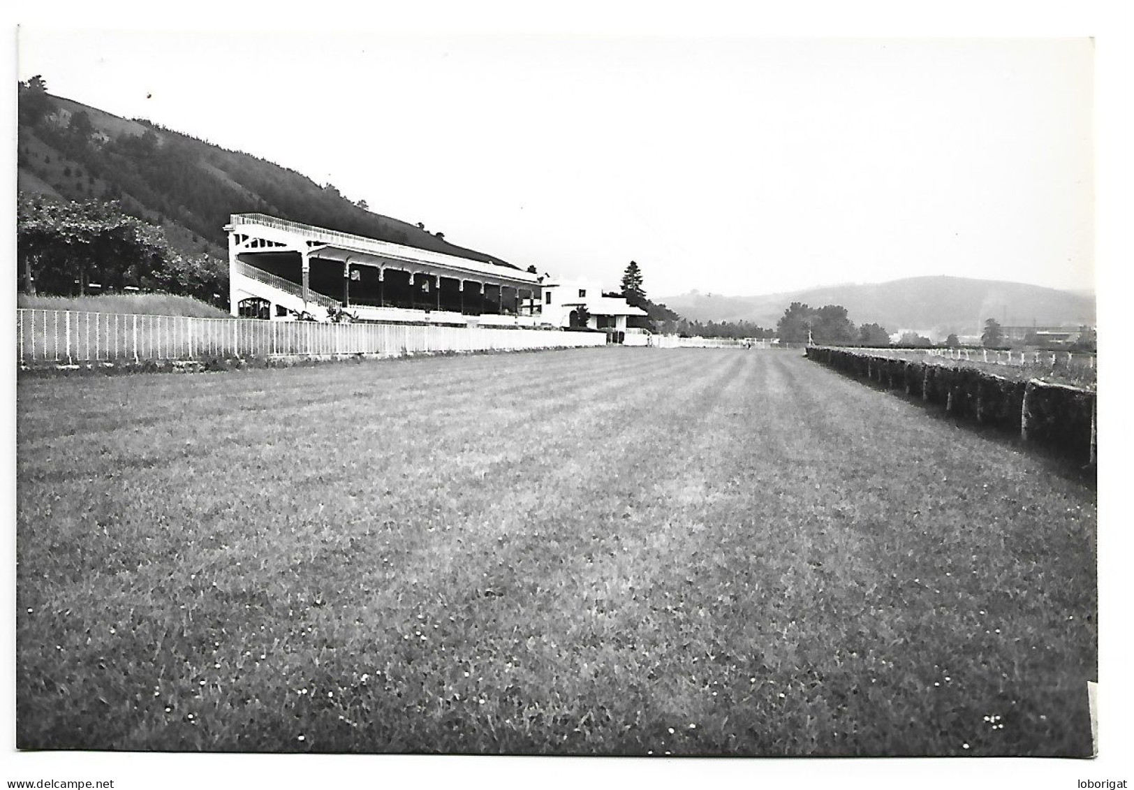 PISTA Y TRIBUNAS DEL HIPODROMO.-  LASARTE - GUIPUZCOA / PAIS VASCO.- ( ESPAÑA). - Guipúzcoa (San Sebastián)