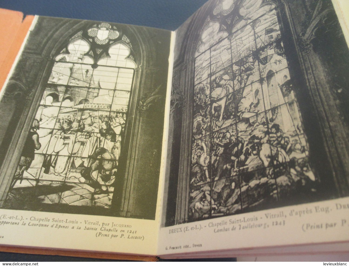 DREUX/ Les Vitraux De La Chapelle  Saint-Louis/20 Cartes Postales Accordéon/ G. FOUCAULT éd./Vers  1905        PGC540 - Toeristische Brochures