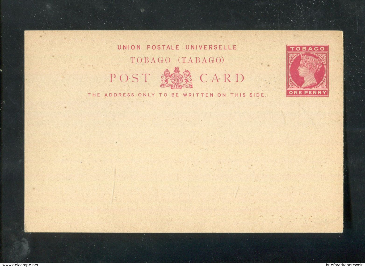 "TOBAGO" 1892, Postkarte Ascher Nr. 6 ** (7252) - Trinidad & Tobago (...-1961)