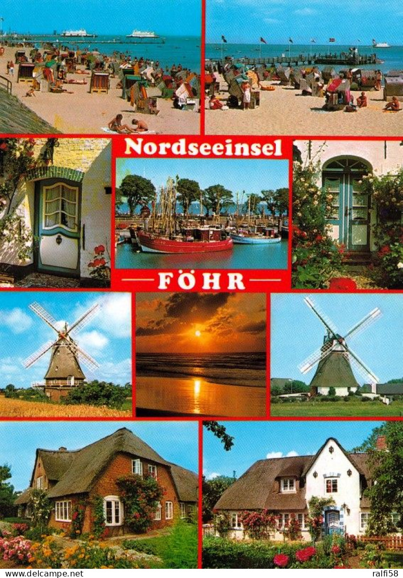 1 AK Germany / Schleswig-Holstein * Ansichten Der Nordseeinsel Föhr * - Föhr