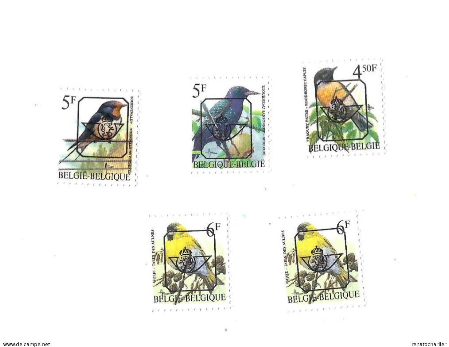 Buzin,MNH,Neuf Sans Charnière - Typo Precancels 1986-96 (Birds)