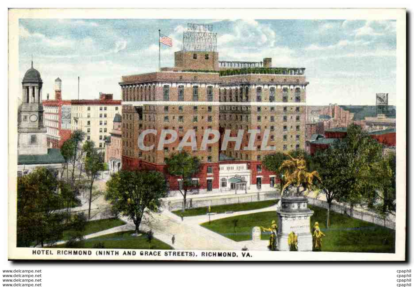 Etas Unis-USA- Hotel Richmond Ninth And Grace Streets- Virginia-CPR - Richmond