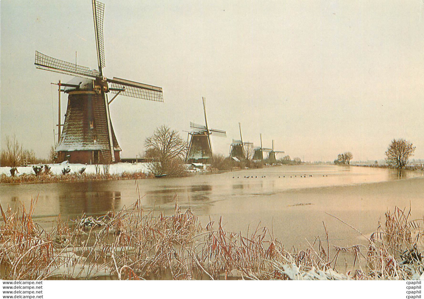 CPM Kinderdijk Holland Drainage Mills Of The Kinderdijk Complex Polder The Overwaard Moulin A Vent - Kinderdijk